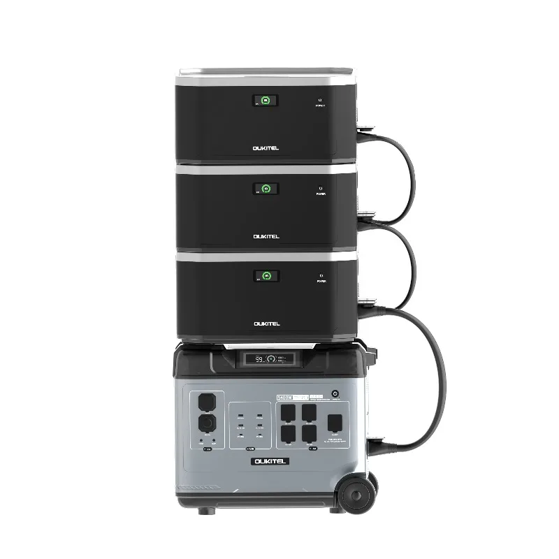 6000W Output Max 19456Wh Modular Portable Power Station LiFePO4 Emergency Backup Solar Generator For Europe Market