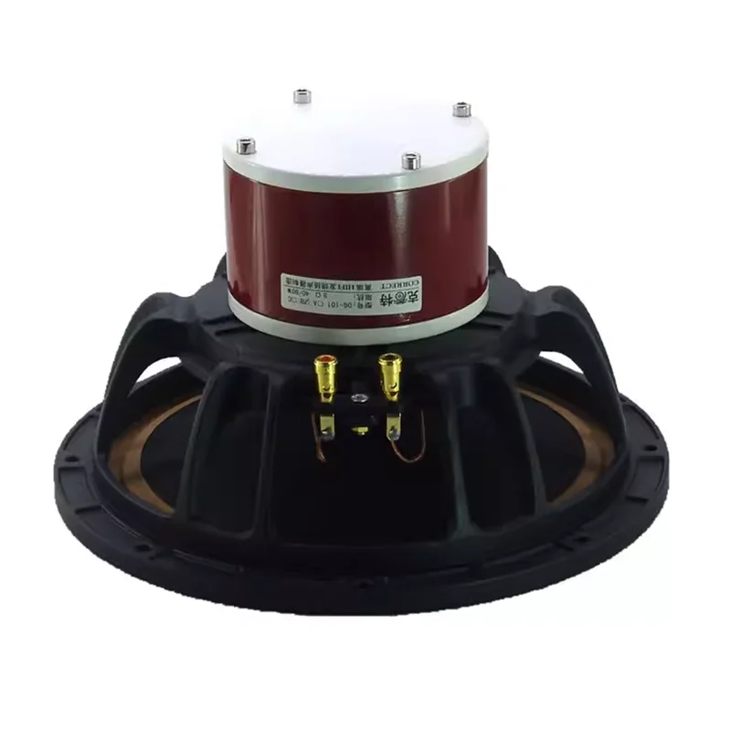 HF-048 10 inch HIFI Full Frequency Speaker Ieather Edge Aluminum Basin Frame Alnico Magnet 80W/8ohm (1PCS)