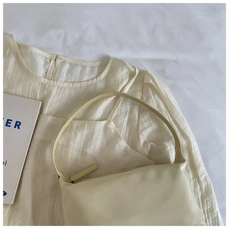 CEEKAY Damen-Umhängetasche, Rot, Nylon, Leichtgewicht, Handtasche mit Reißverschluss, für den täglichen Pendelverkehr, lässig, minimalistisch – Detail 22