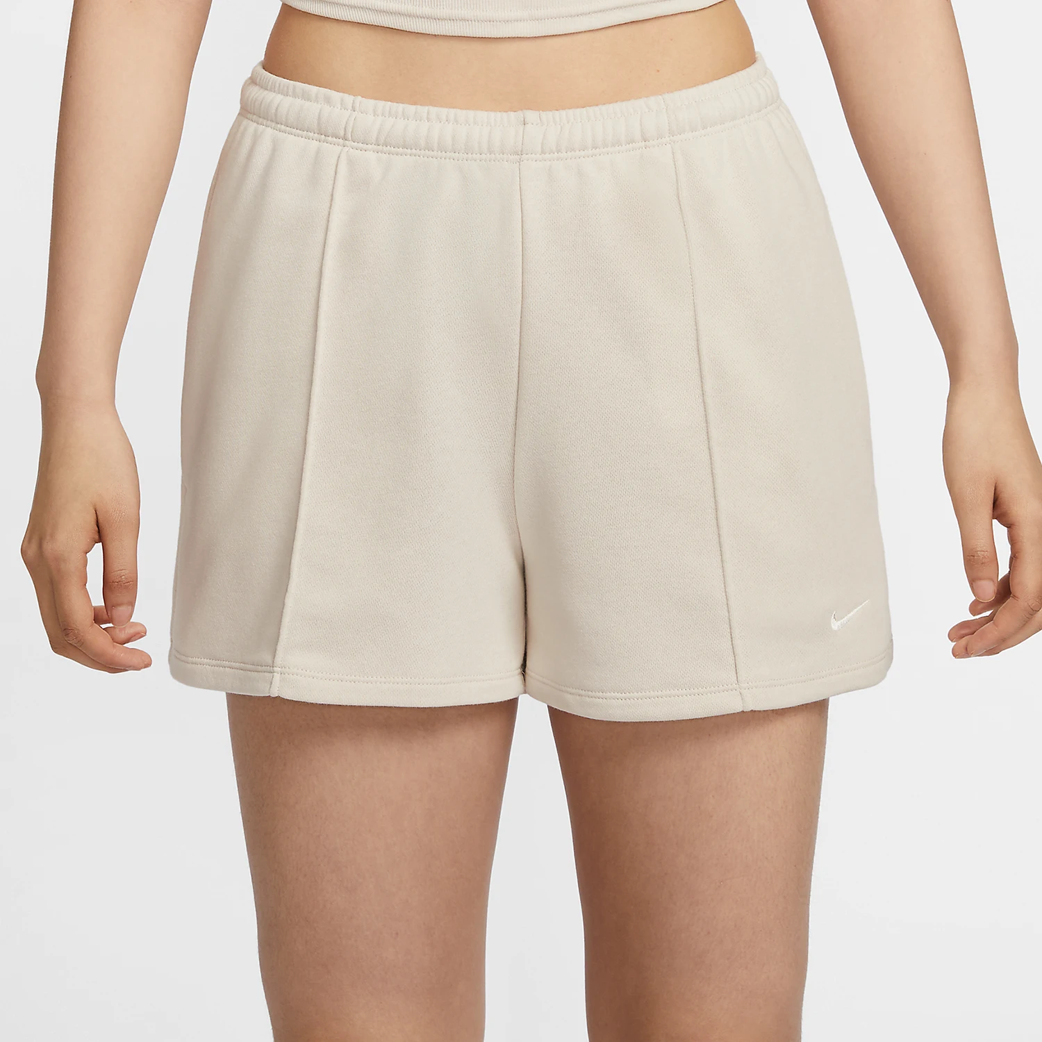 Nike genuine new women's mid waist French looped knitted casual shorts HF6941-104