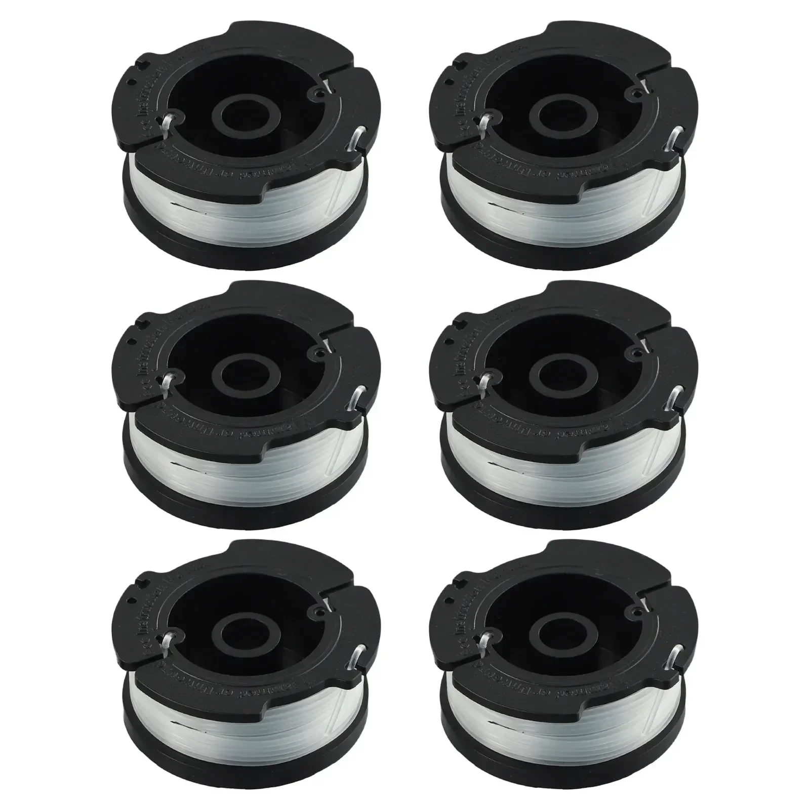 6-Pack Spool Line For Black&Decker String Trimmer AF-100-3ZP GH400 30ft Grass Trimmer Lawn Mower Replacement Accessories