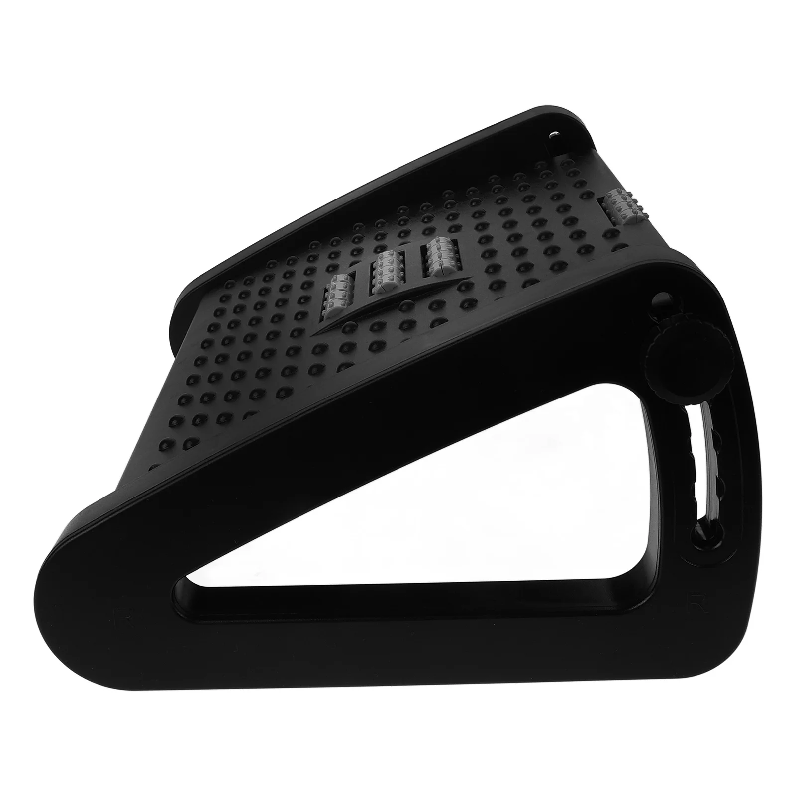 

Massage Footrest Adjustable Non-slip Stool under Desk Portable Household Footstool Plastic Strong Load-bearing for Elderly