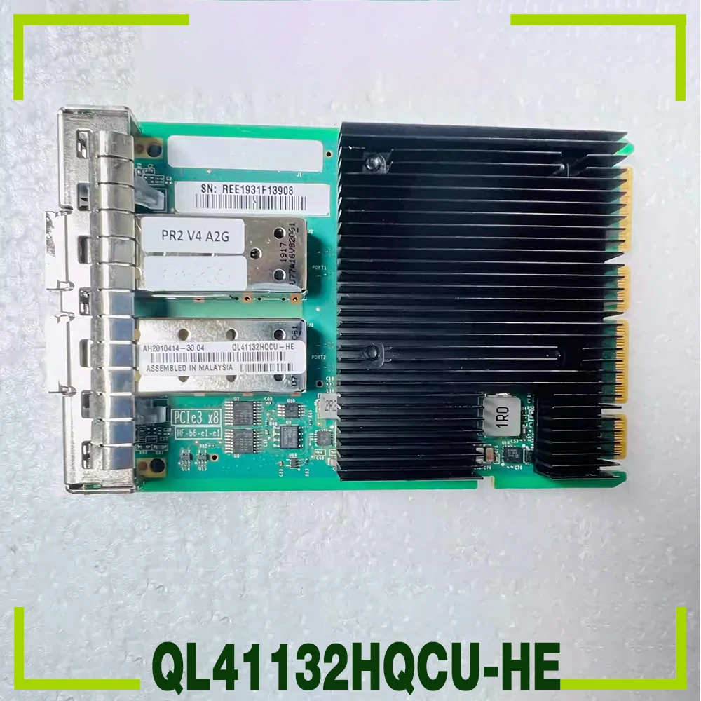 

Для 10-гигабитной сетевой карты HP с двойными электрическими портами 524SFP + OCP3 ADPTR QL41132HQCU-HE P08452-B21 P08450-001