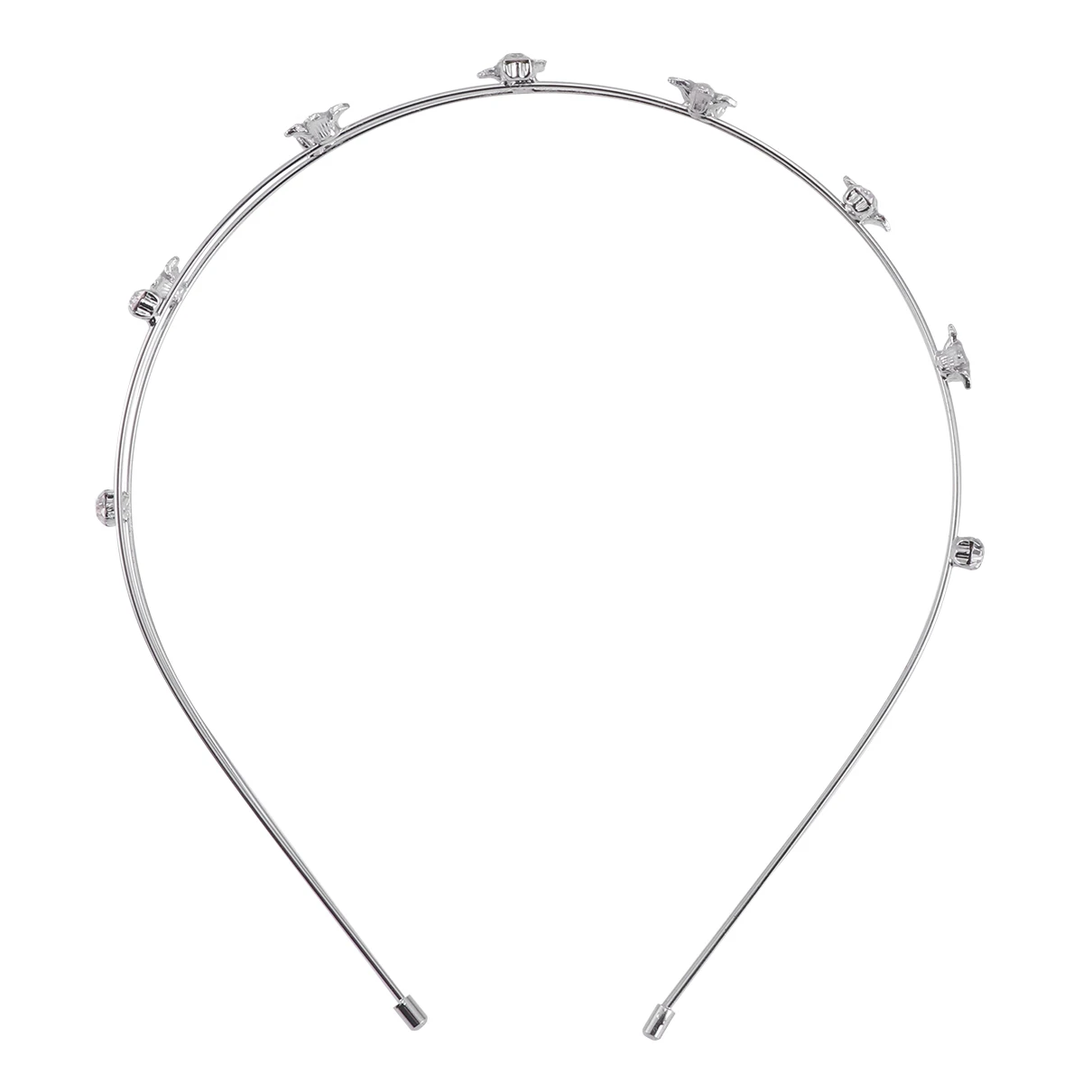 

Bridal Hair Hoop Headb Layer Wedding Accessories Rhinestone Crystal Elegant Design Adjustable Comfortable Bride
