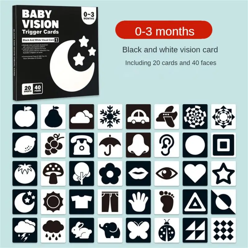 Infant Parent-child Interaction Eye Protection Upgrade Thicken Not Reflective Tear Resistance Puzzle Color Resolution Excitation