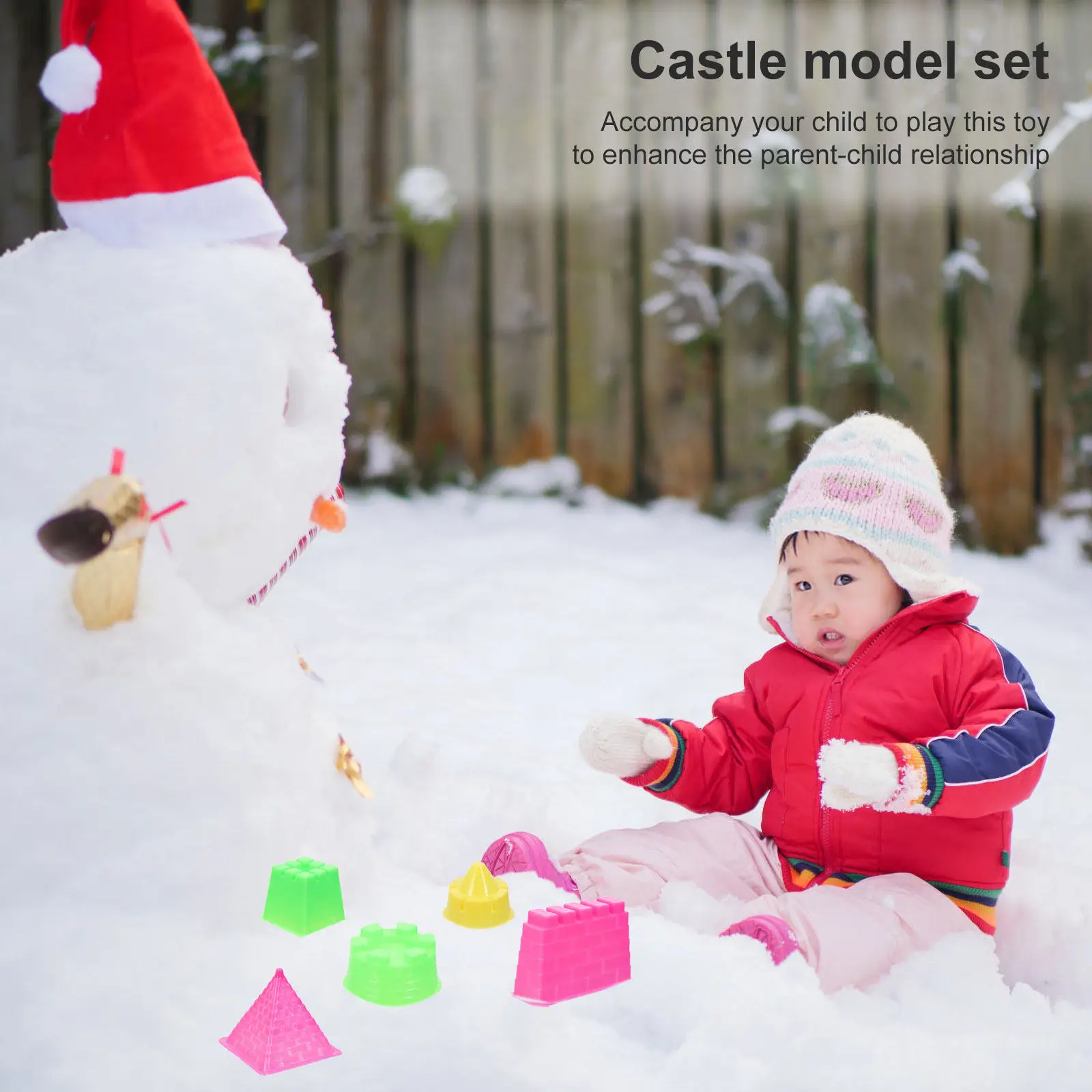 30Pcs Castle Sand Molds Set Premium Plastic Kids Beach Play Creative Children Outdoor Activity Castle Model Set view 4