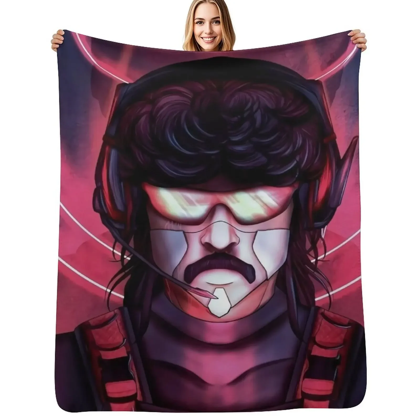 

Cyber Dr Disrespect Throw Blanket Stuffeds Extra Large Throw Sofas Blanket