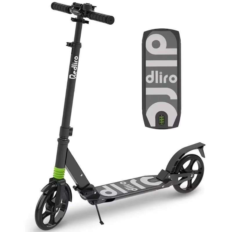 

STLF New Kick Scooter with Compact Folding Function 200MM Big Wheels Great Scooters for Adults and Teens
