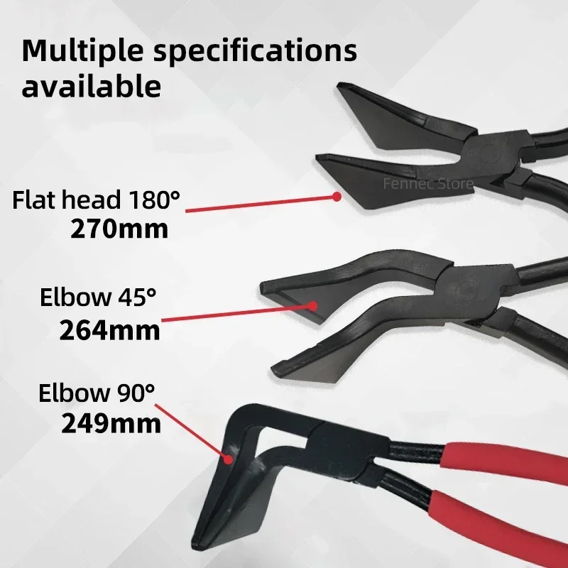 Sheet Metal Bending Pliers Elbow Straight Handle 180°/45°/90° Hand Seamer Multifunctional Crimping Folding Tool Anti-rust