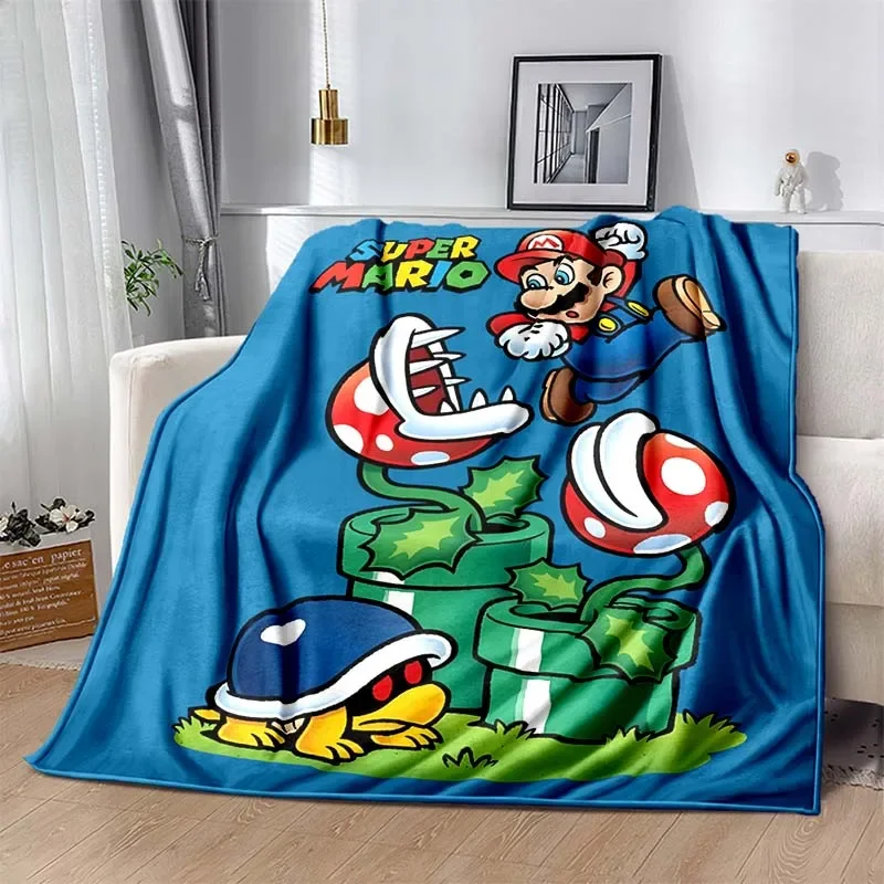 بطانية دافئة ناعمة مطبوعة للأطفال والكبار ، قطيفة منفوشة ، أريكة ، سرير ، رمي ، في الهواء الطلق ، السفر ، اللوازم المنزلية