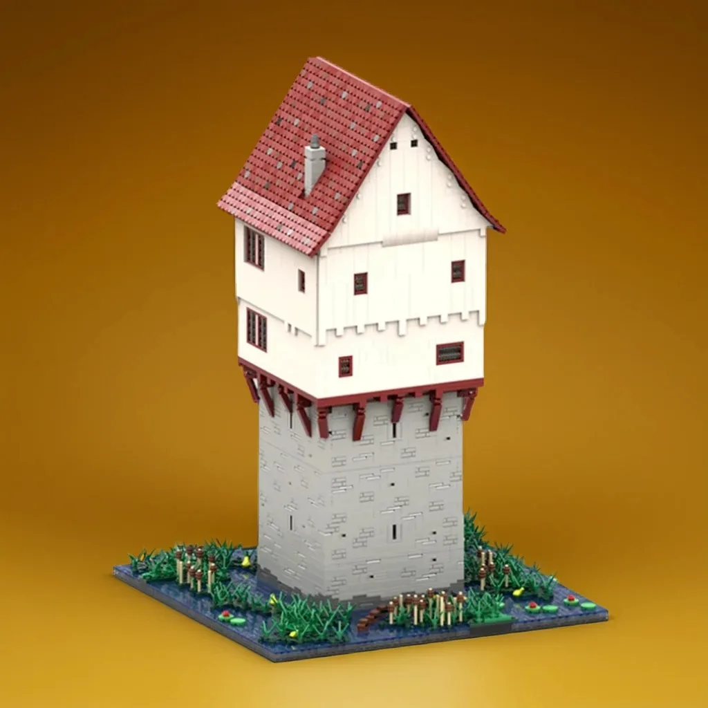 10737pcs MOC Castle German Tower House Inspiration Topplerschlösschen Model Building Blocks Architecture Toys Christmas Gifts