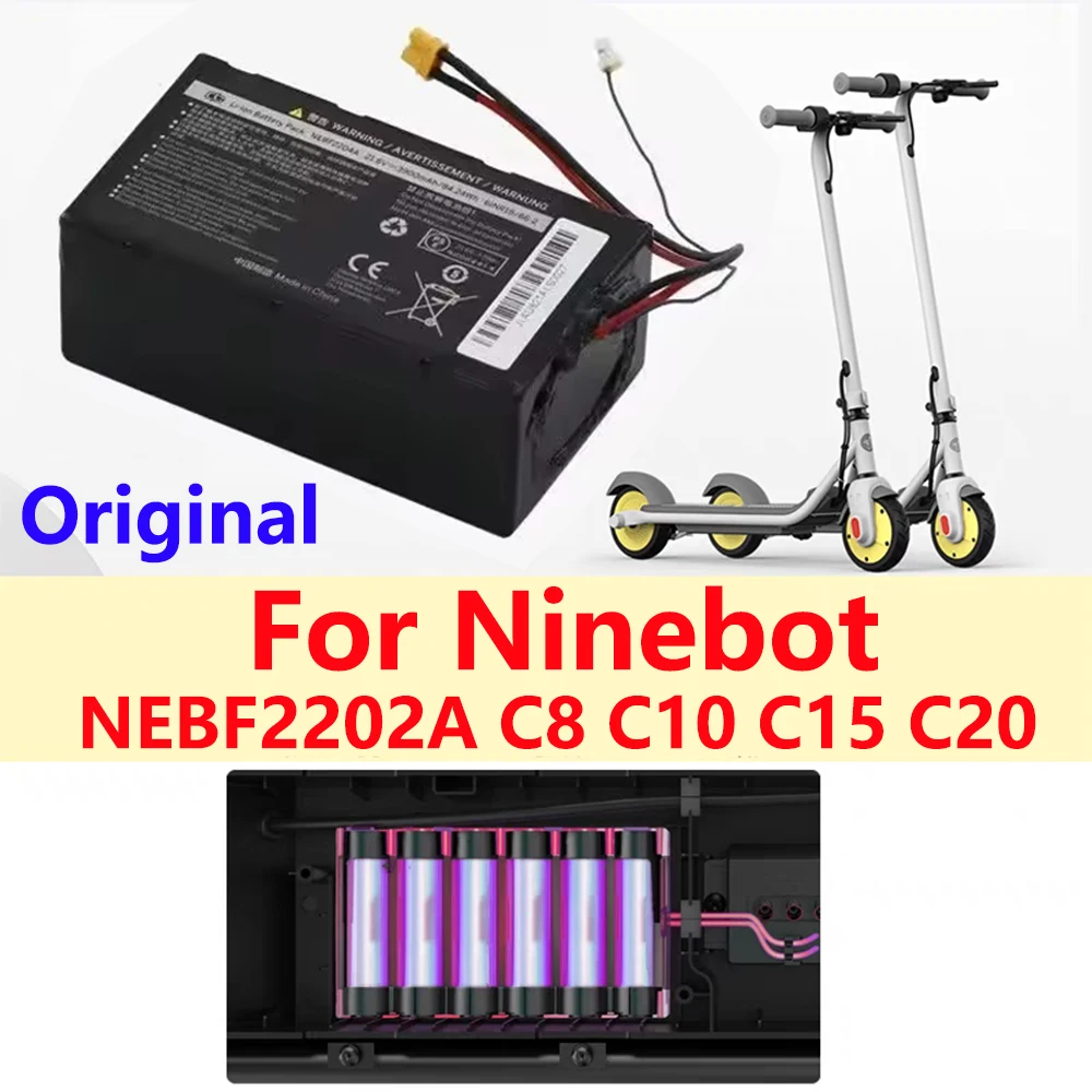 

100% Original 3900mAh 7800mAh 21.6V Lithium Battery For Ninebot NEBF2202A C8 C10 C15 C20 Electric Scooter Accessories Batteries