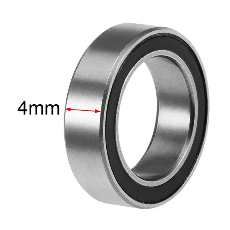 CGDS-40PCS 6700-2RS High Quality 6700 2RS 10X15x4mm Miniature Seal Deep Groove Ball Bearing,Black
