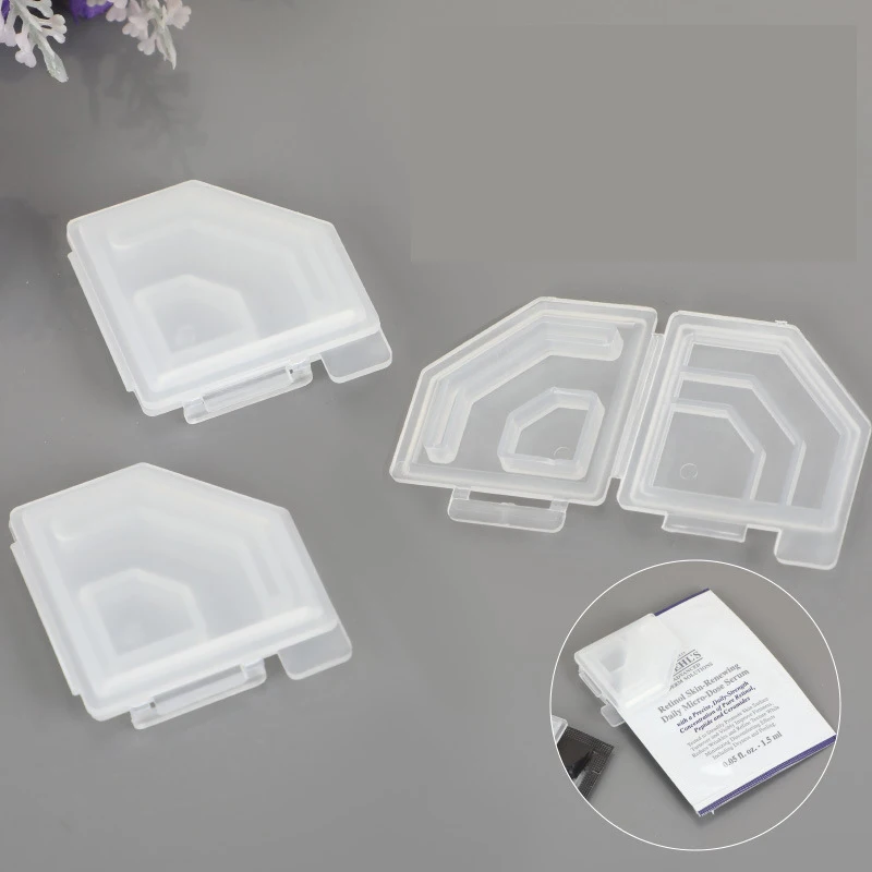 6pcs Cosmetic Sample Sealing Clips Portable Sealing Clips for Personal Care Products Sample and Cosmetic Packaging Leak-Proof
