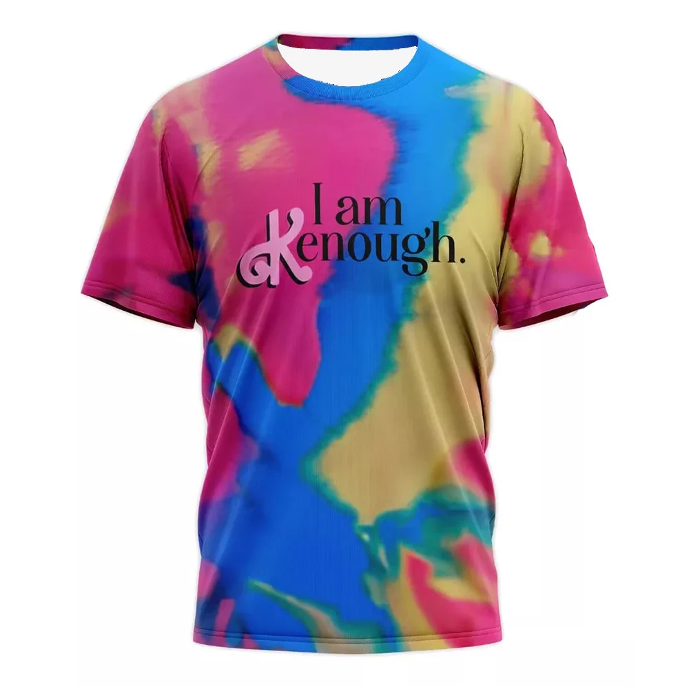 Camiseta de manga corta con cuello redondo para hombre y mujer, ropa divertida de la nueva serie de Tv, I Am kensemble Tie Dye, a la moda, 2023