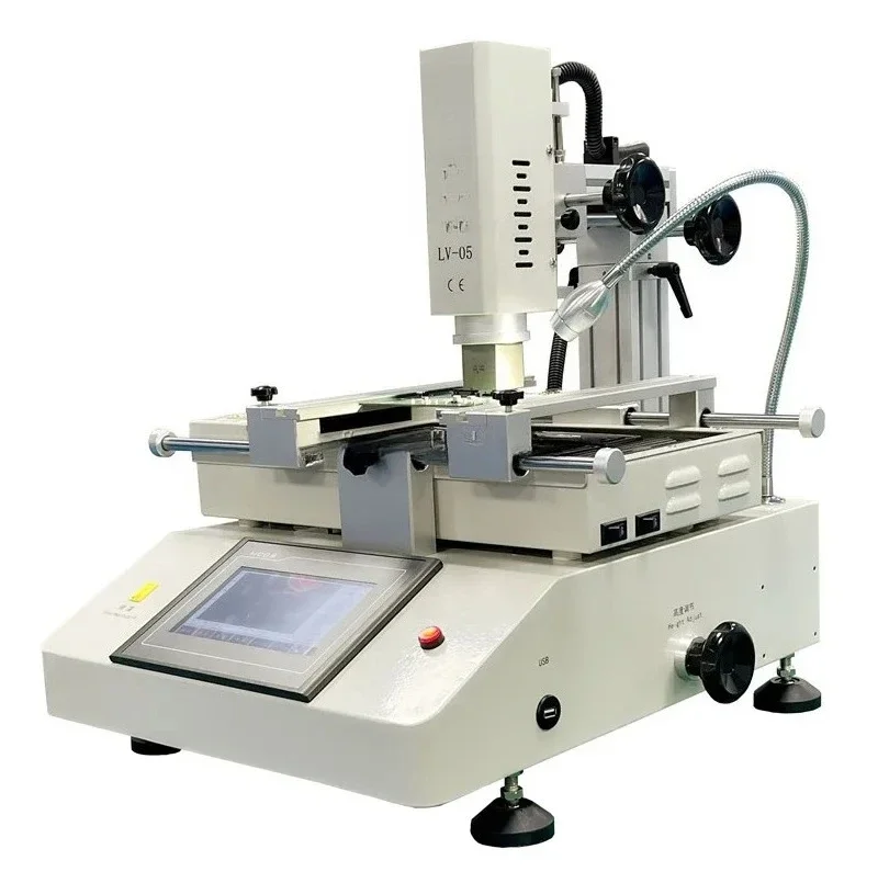Upgraded 05 Infrared Preheating Hot Air 3 Zones  Rework Solder Station 200V 110V Laptop Computer Welding Manipulator