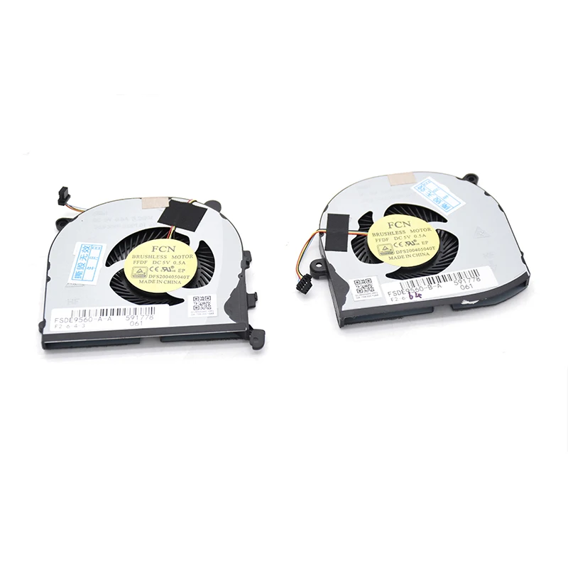 

JIANGLUN New CPU+GPU Cooling Fan For DELL XPS 15 9550 DELL Precision 5510 0RVTXY 036CV9