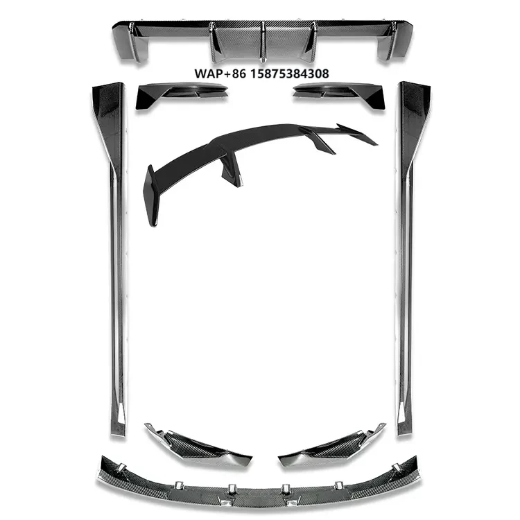 G80 M3 G82 M4 フェイスリフト用 カーパーツ MPスタイル ドライカーボンファイバー 外装製品 フロントリップディフューザー サイドスカート スポイラー
