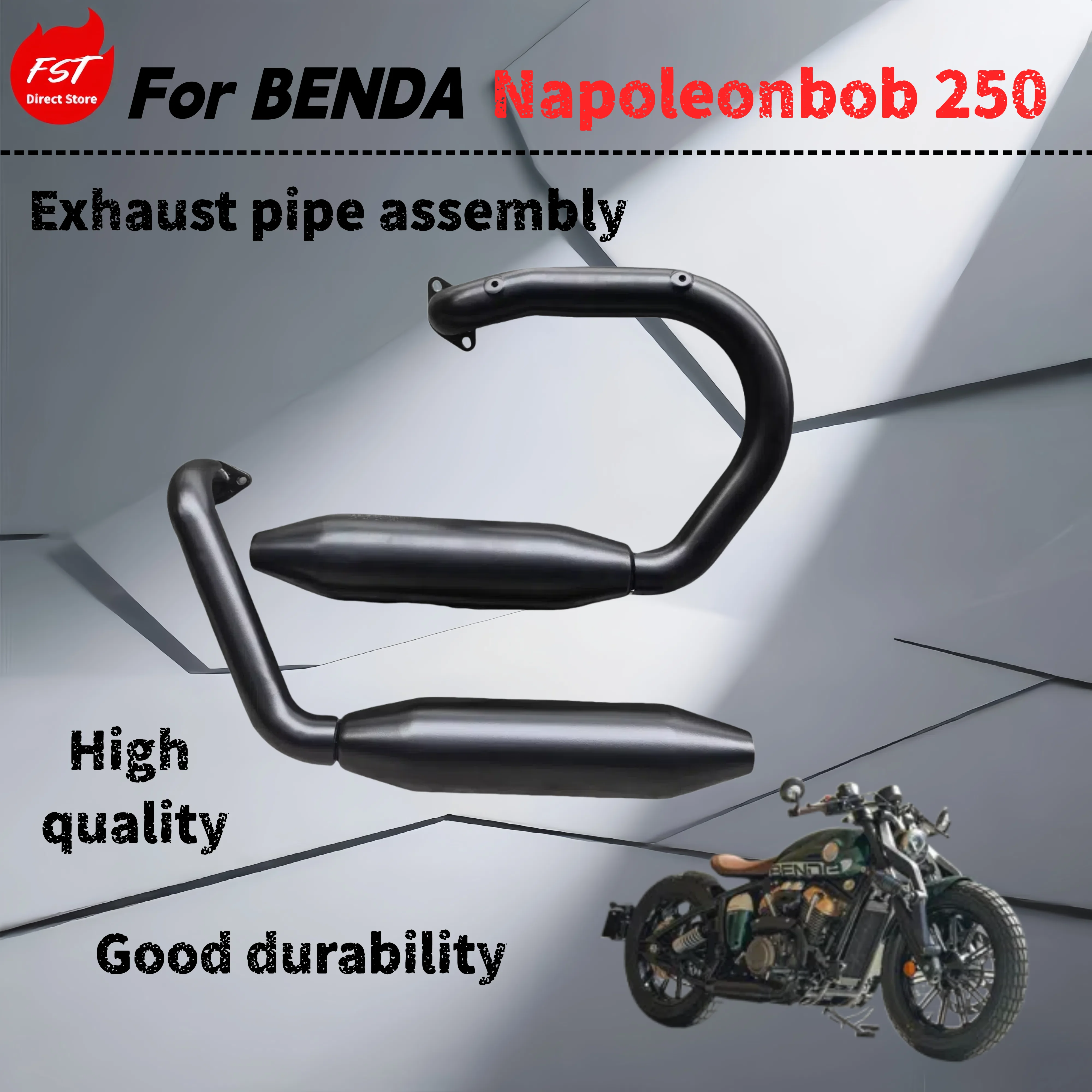 

For Benda Napoleonbob 250 exhaust pipe assembly left and right muffler muffler smoker pipe original accessories