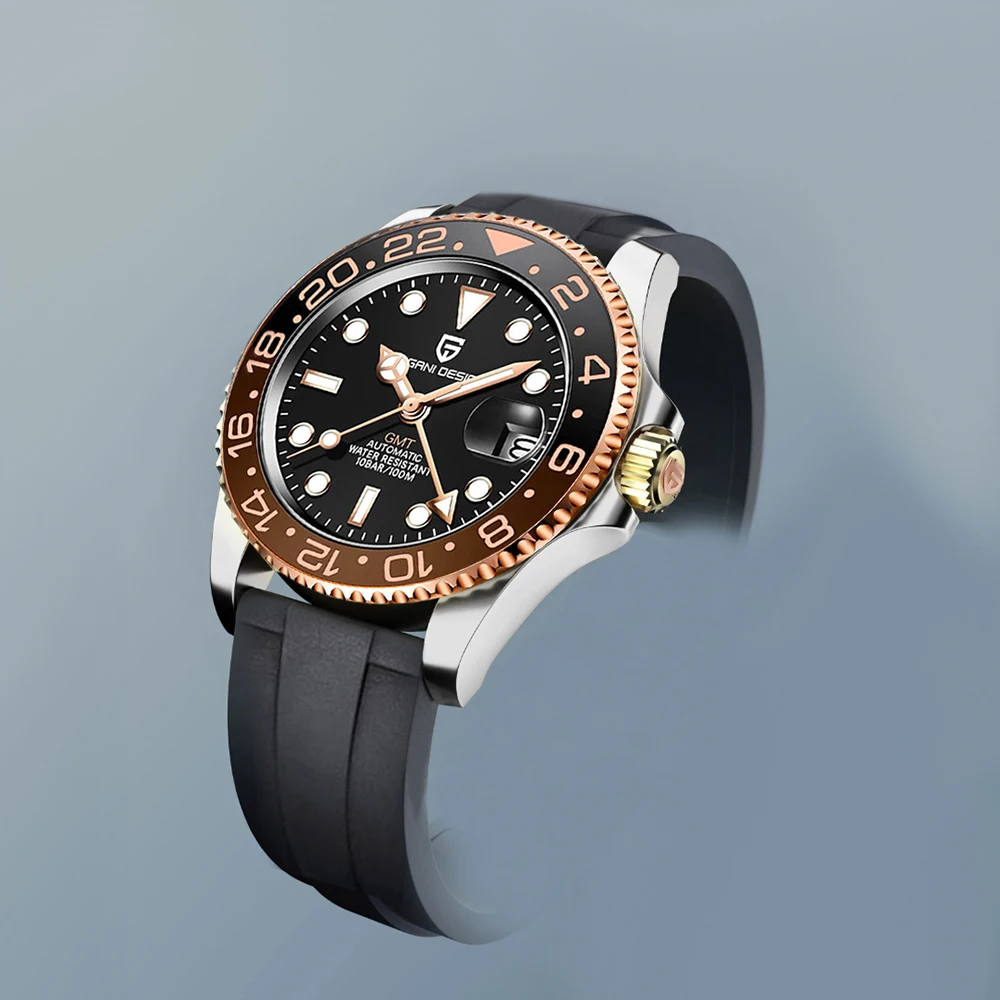 PAGANI تصميم جديد PD-1662 الرجال الساعات الميكانيكية الفاخرة ساعة أوتوماتيكية 100 متر مقاوم للماء ساعة للرجال reloj hombre