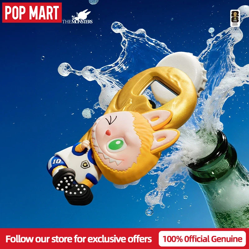 

POP.MART Labubu Monsters X FIFA Series Blind Box - Cute Collectible Bottle Opener Fridge Magnet Home Decor Trendy Toy Gift