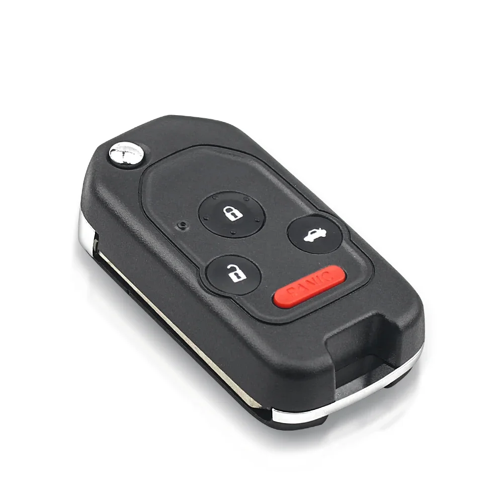 KEYYOU 2/2+1/3/3+1/ Buttons Folding Flip Remote Car Key Shell Cover Case For Honda Accord CRV Civic Pilot Insight Ridgeline