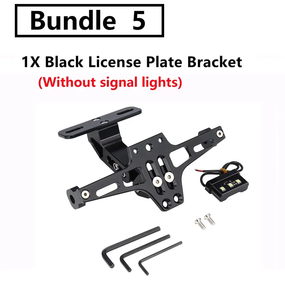 Motorfiets Kentekenplaat Beugel Fender Eliminator Universele Motorcycle Tail Tidy Motorcycle Nummer Kentekenplaathouder Mount