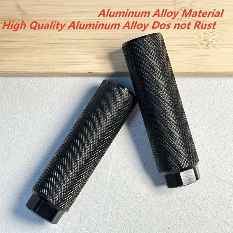 Aluminum Alloy Bicycle Rocket Launcher Rear Pedals Anti-Slip Knurled Surface Bike Rear Foot Pegs Passenger Foot Rest Durable