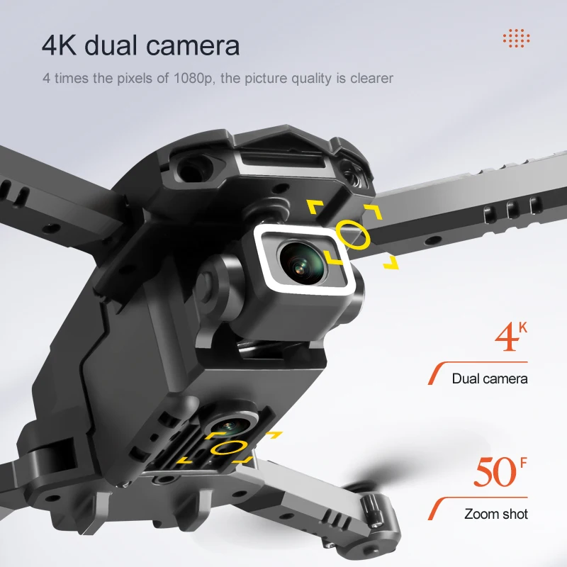 S128 Mini Drone 4K kamera HD trójstronny unikanie przeszkód ciśnienie powietrza stała wysokość profesjonalny składany Quadcopter zabawki chłopiec