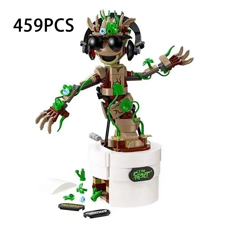 핫토이즈 마블 슈퍼히어로 댄싱 베놈라이즈드 그루트 빌딩 블록 트리맨 피규어 브릭스 호환 76249 76217 76297 선물 어린이용