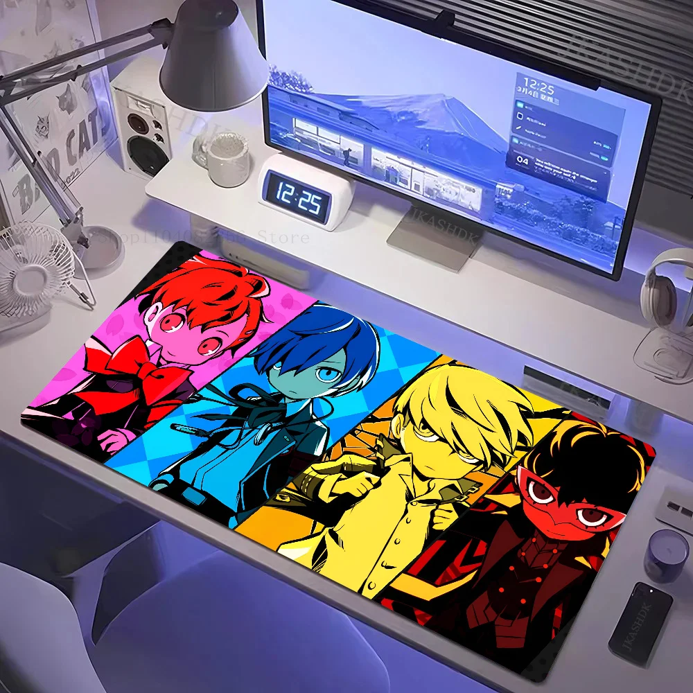 Pc Gaming Mouse Pad Gamer Persona 5 Computer Accessories Non-slip Mat Deskmat Mausepad Mousepad Mats Keyboard Cabinet Mause Pads