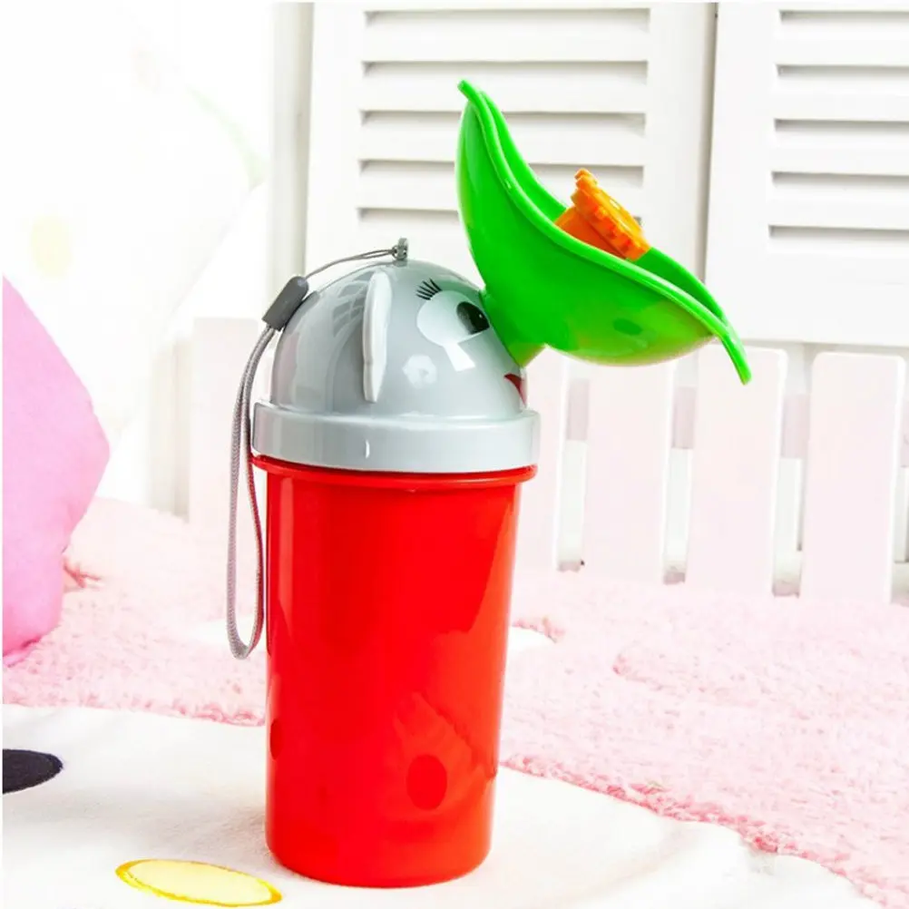 

Baby Boy Portable Children Urinal Toddler Potty Training Leakproof Isolation Cover for Camping Car Travel Boys Pee Trainer