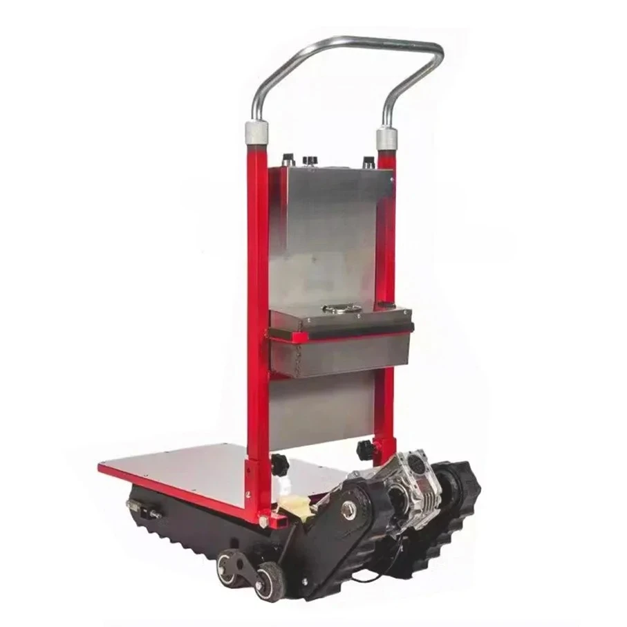 

Tracked Tank Electric Stair Climbing Vehicle 400KG Cargo Mute Handling Cart Crawler-type Up and Down Stair Climber Hand Trolley