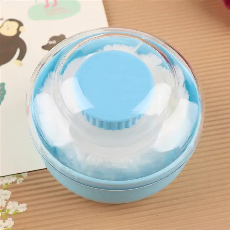 Body Powder Soft Body Baby Face Comfortable Sponge Infant Puff Bath Puff Box Powder Case Talcum Women Makeup Wholesale