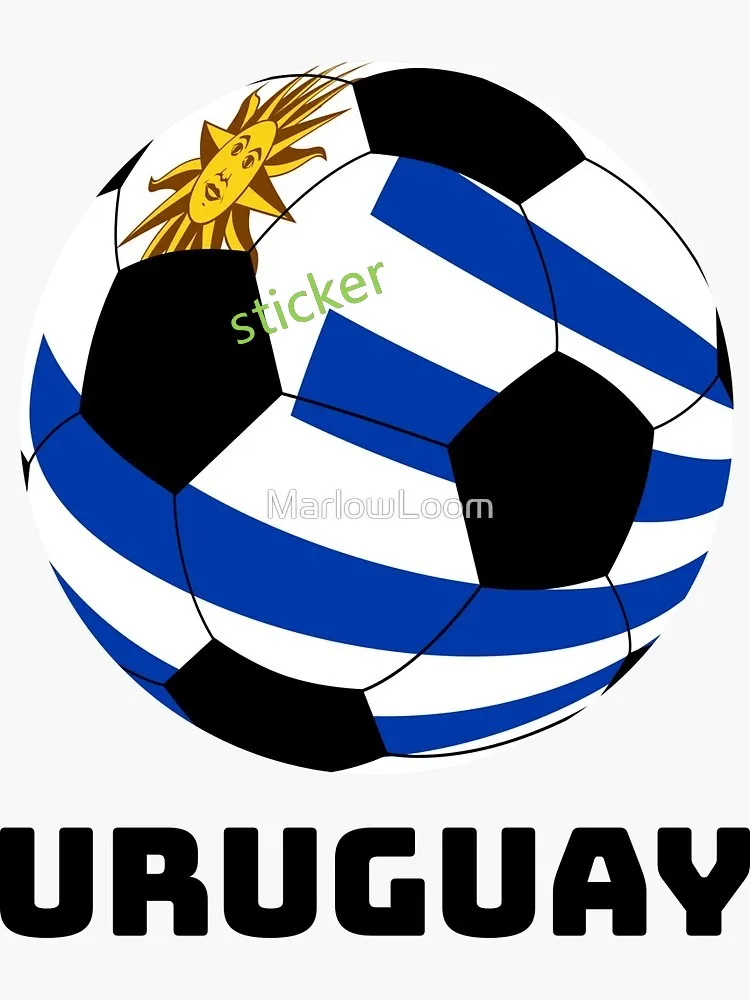 Uruguay Flag Car Stickers and Decal Occlusion Scratch 3D Waterproof Scratch-Proof Bodywork Auto Decoration