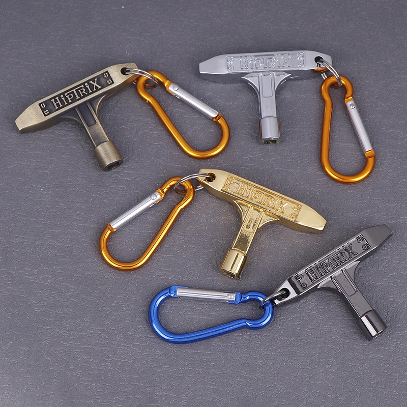 금속 후크 클립이있는 키 체인이있는 표준 드럼 키 타악기 튜닝 도구 재즈 드럼 부품 액세서리 용 뮤지컬 선물