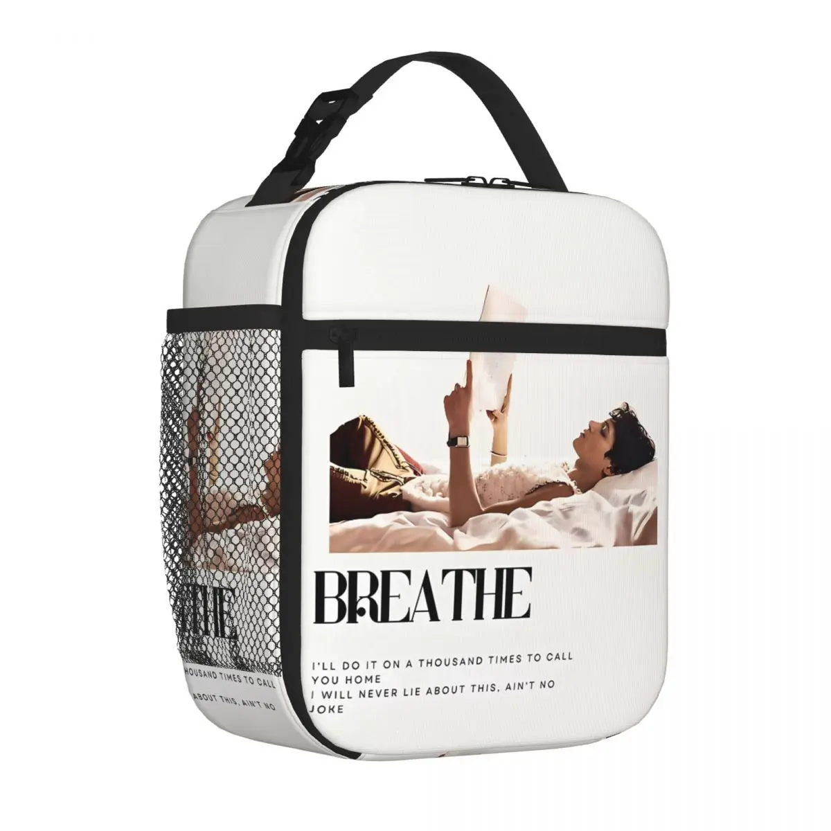 Bestselling Breathe - Omar Rudberg Minimal Decoration Lunch Handbag Office To-Go Thermal Lunch Bag