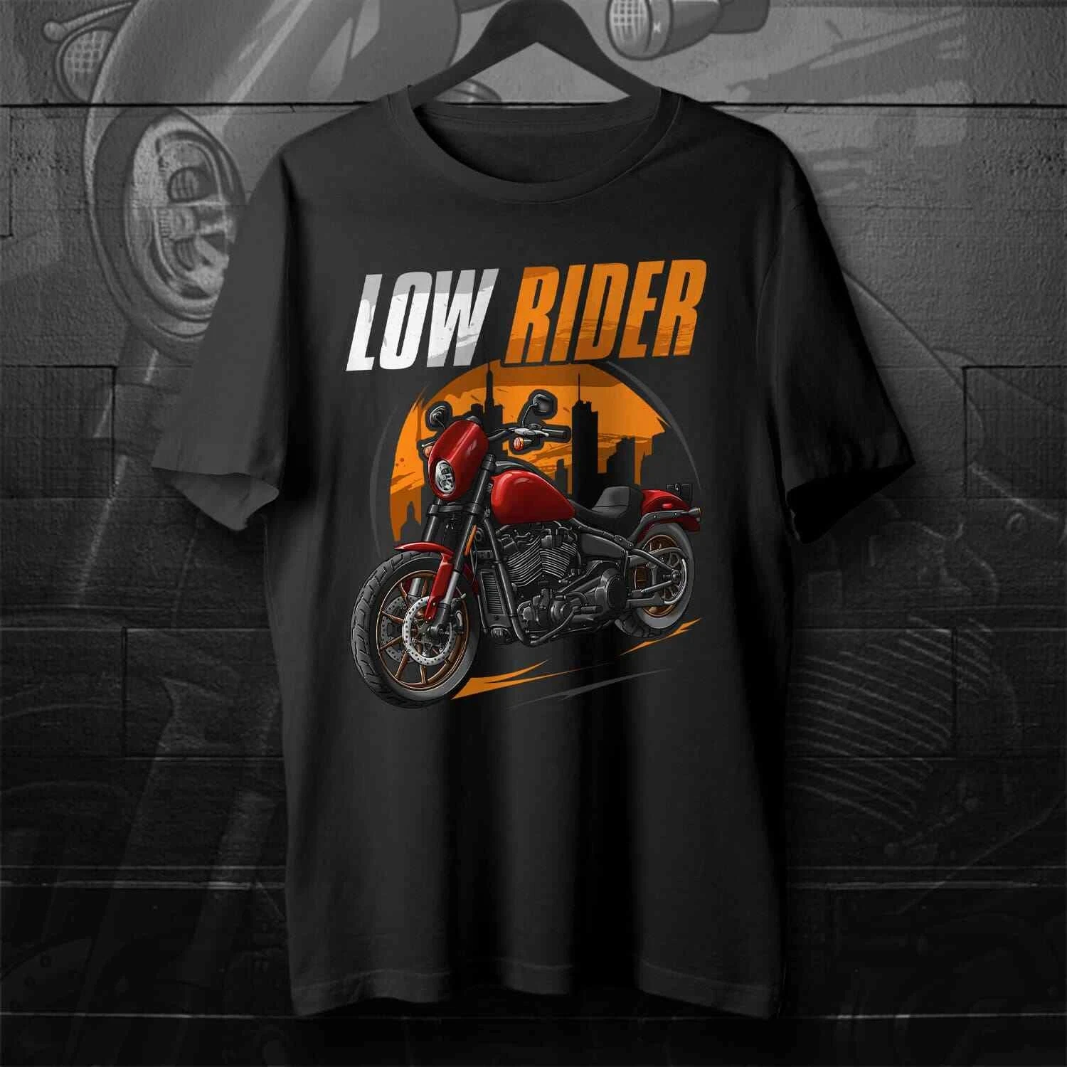 

2025 Summer Cotton Round Neck Short Sleeves for Men Women Harley Davidson Low Rider S - Motorcycle T-Shirt for Cruiser Riders