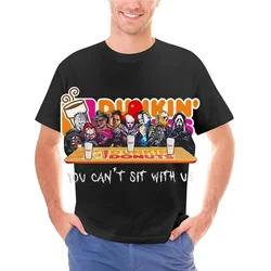 Awesome Horror Character Dunkin’ Donuts You Can’t Sit With Us shirt