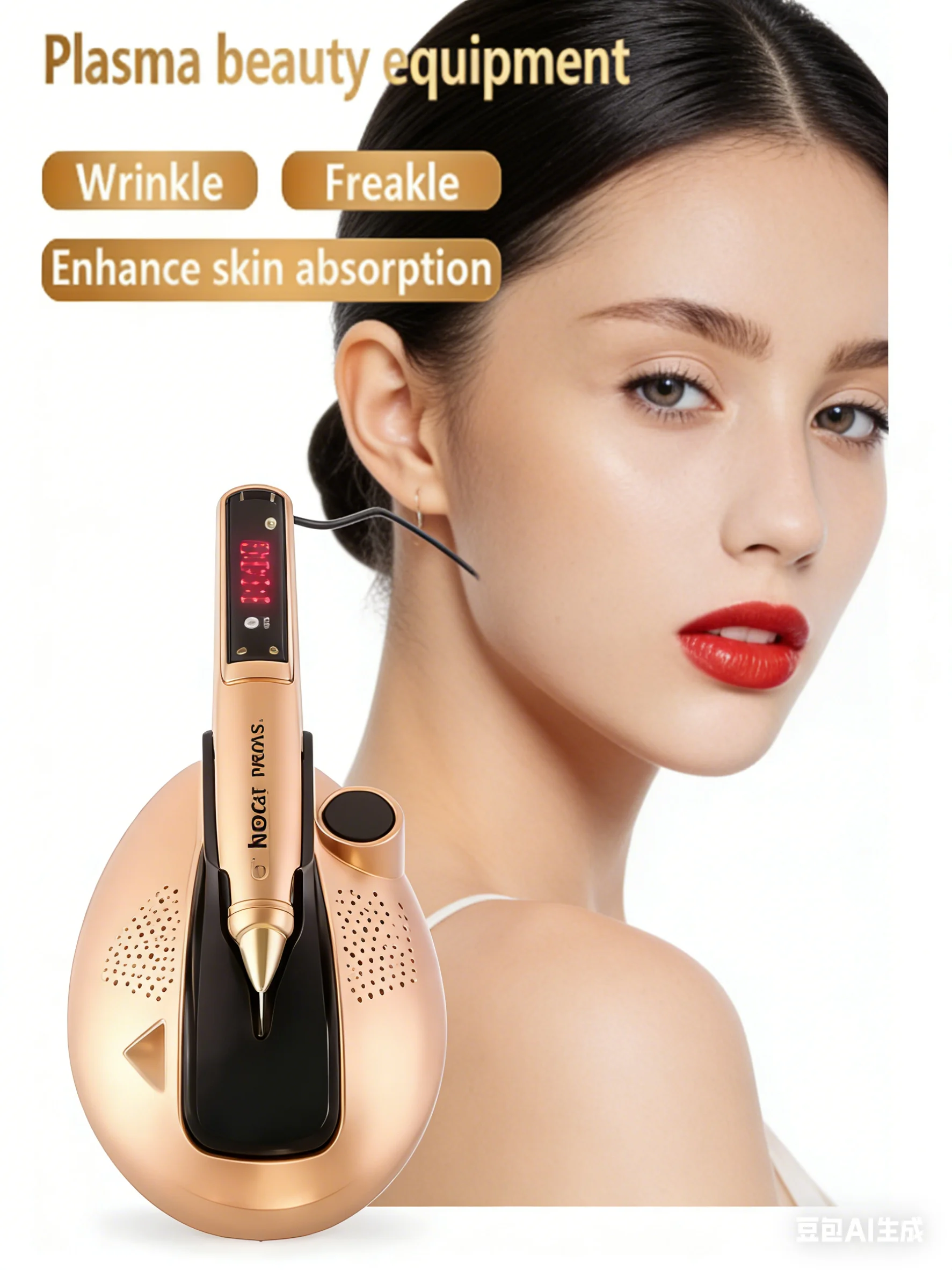 Golden Fibroblast Plasma Pen Face Lift Delicate Skin Machine For Skin Spot Mole Removal Korea Cold Plasma Ozone Beauty Machine