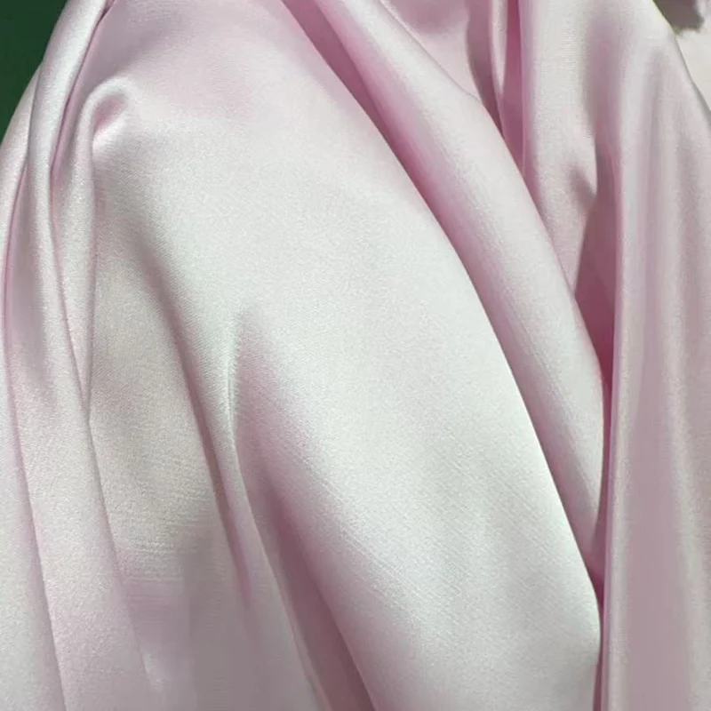 ผ้าซาตินเนื้อนุ่มแบบใหม่ ยืดหยุ่น ระบายอากาศได้ดี อ่อนโยนต่อผิว สีด้าน สำหรับชุดเดรส เสื้อเชิ้ต กางเกง ชุดนอน และชุดลำลอง