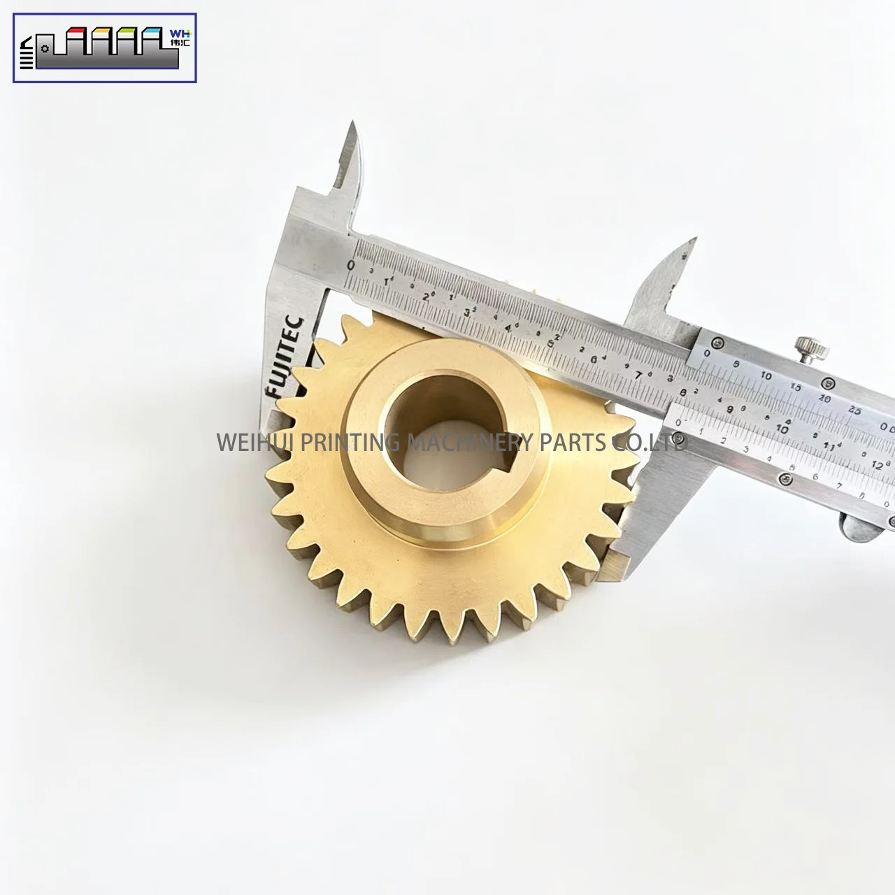 Komori printing press components: Komori gearbox copper turbine with 30 teeth copper gear, Komori 428, 426 copper worm gear.