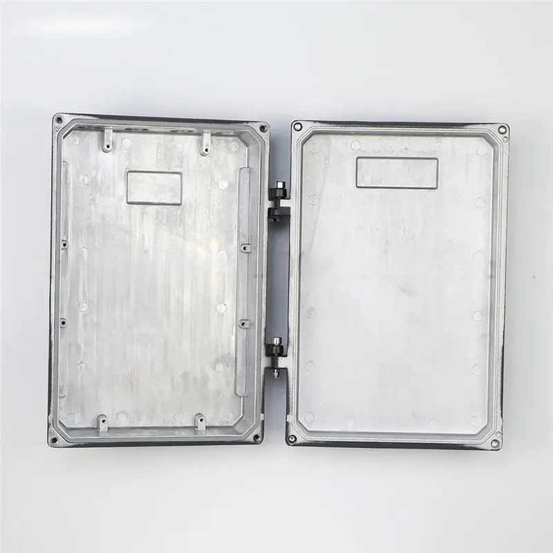 A27F-Outdoor Network Bridge Amplifier Enclosure, AP Bridge Amplifier Box In Cast Aluminum, Waterproof Design, Black Color 260X16