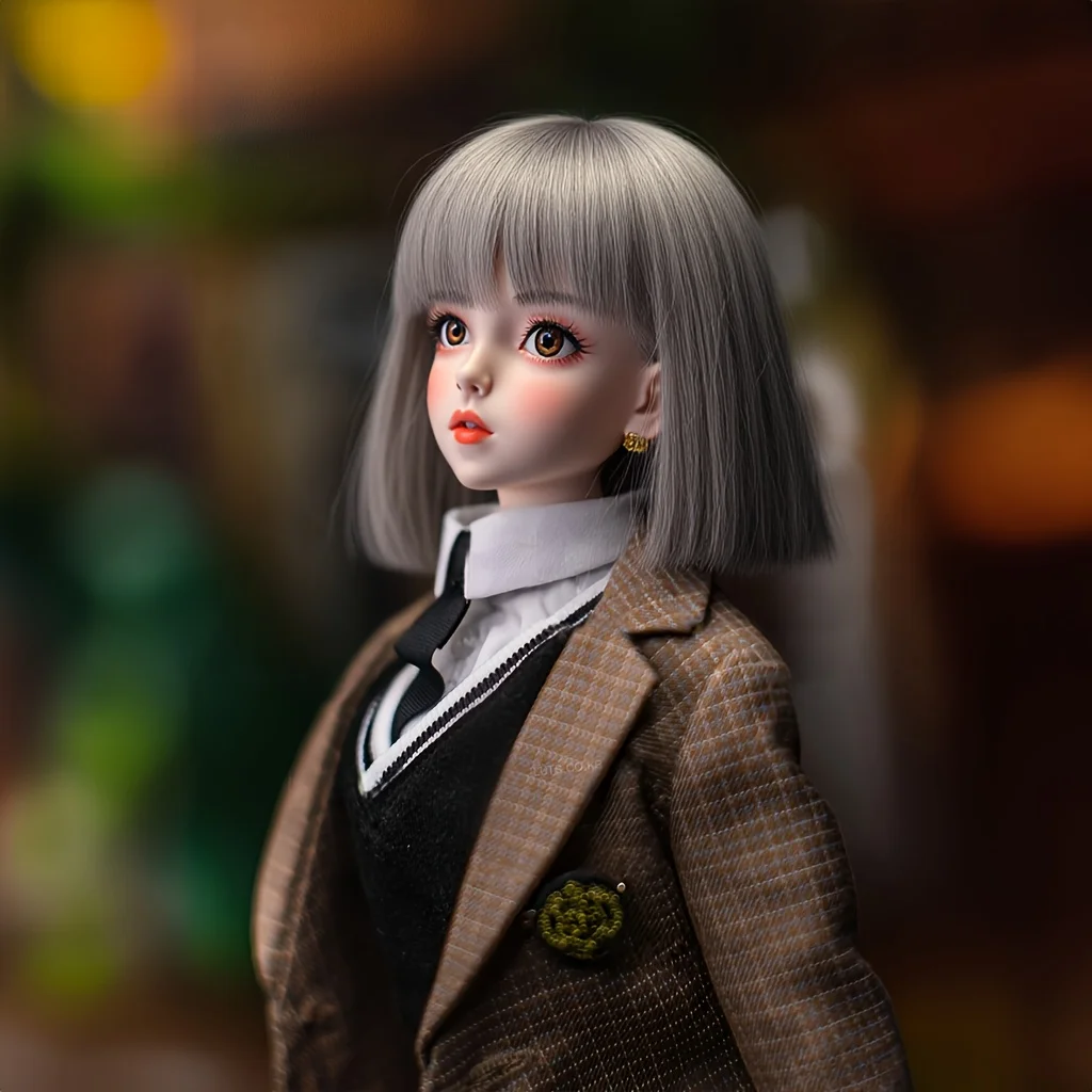 65CM Realistic Figure Doll, Flexible Skeleton Model with Random Hair – Black Friday & Christmas Gift Idea