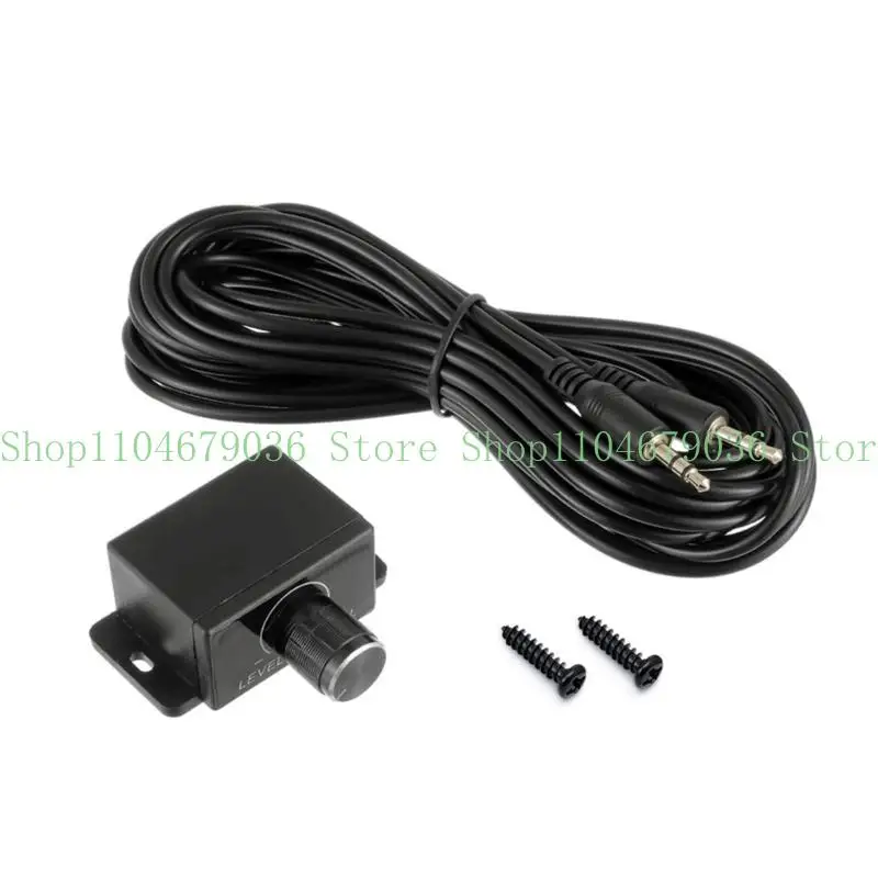 

Bass Subwoofer Adjuster Car Amplifier Volumes Regulator AUX Volumes Knob Audios Controller Knob 5m Cable Easy Installation