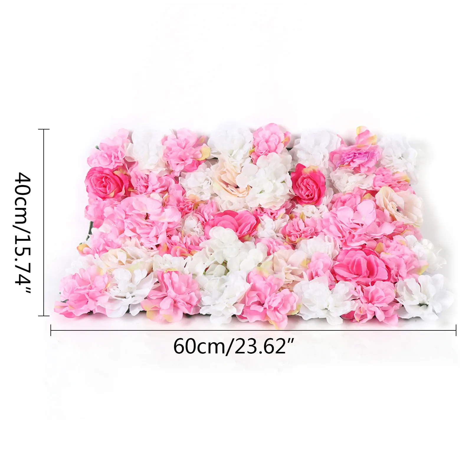 20x Artificial Flower Wall Rose Wall DIY Wedding Street Background