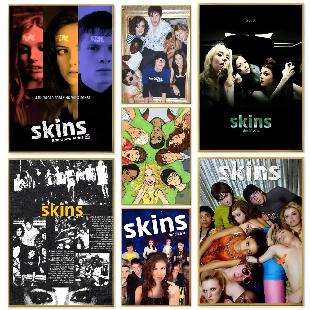 حار التلفزيون S-SKINS المشارك ورقة طباعة غرفة المعيشة المنزلي غرفة نوم مدخل بار مقهى الفن اللوحة الديكور