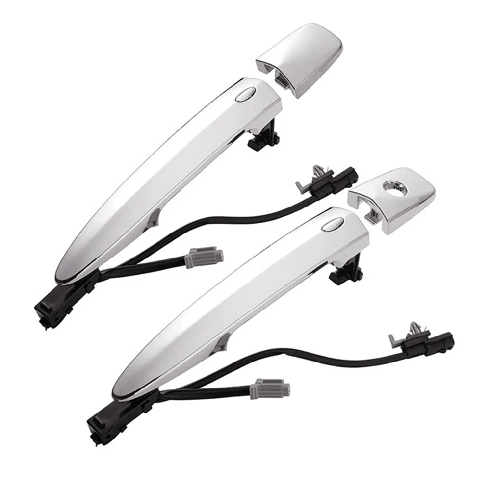 

Front Door Handle Set Exterior Door Handles Non-deformation Wear-resistant ABS Material Anti-corrosion For Nissan Leaf