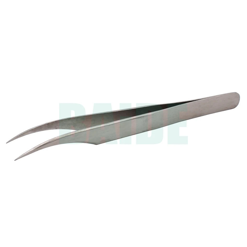 Special Stainless Steel Golden Wing Eyelash Tweezers Superhard Eyelash Extension Beauty Tool Dolphin Tweezer Repair Tools 60pcs