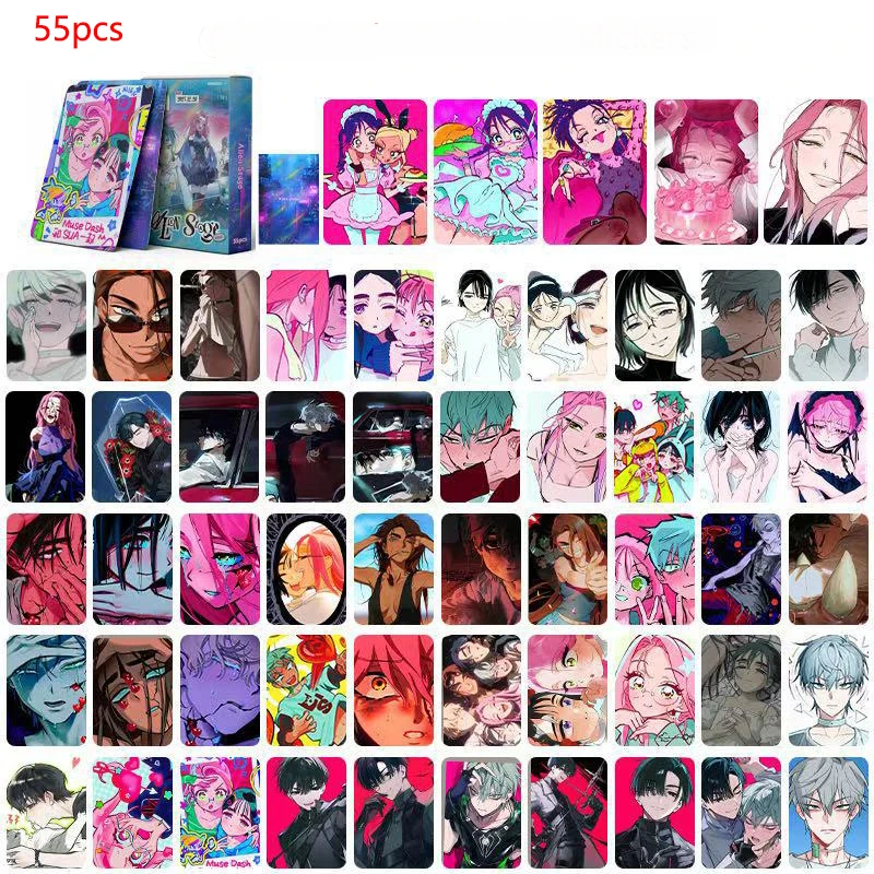 Anime Alien Stage Sua Mizi Till Luka Ivan Hyuna Cosplay-Karten DIY Holografische Karten Anime Cartoon Fotoaufkleber Freunde Geschenke – Detail 5
